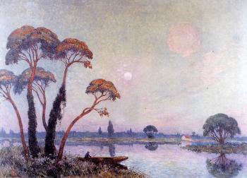 費迪南德 盧瓦敭 Fishermen by the Banks of the Loire